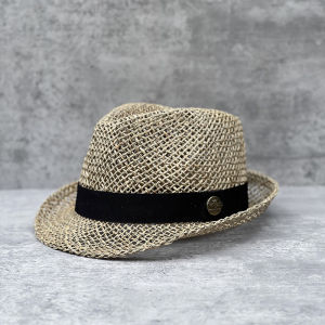 Large Summer Handwoven Straw Hat Jazz Hollow Outdoor Travel Sunshade Cap Breathable Forming Men Women Beach Outing Hat
