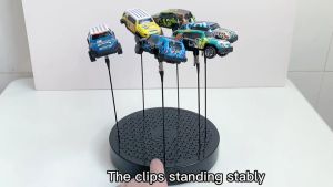 10pcs Metal Model Painting Alligator Clip Stick with Rubber Tips Airbrush Alligator Clamp For Gundam