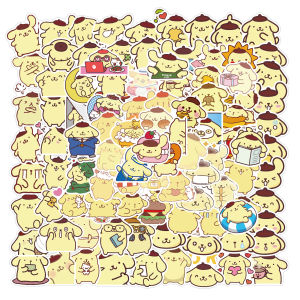 50/100PCS Sanrio Pompompurin Cartoon Stickers Waterproof Graffiti Phone Laptop Luggage Guitar Notebook Stickers Decals Kids Toys