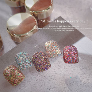 Ultra-Fine Crystal Nail Art Flash Powder Collision Color Dopaamine Sensation Explosive Flash Solvent Resistant Any Skin Type