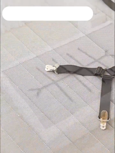 BedLock สายรัดมุมเตียงกันหลุด รัดมุมเตียงดี้ตี สาย6เส้น คลิปหนีบ12ตัว