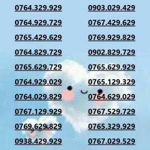 Sim Mobifone đuôi 29x29 sự trường tồn bền vững và may mắn song hành(SIM CHƯA KÍCH HOẠT PHẢI ĐĂNG KÝ CHÍNH CHỦ ).