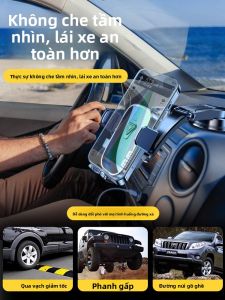 MONLEYTA | Đế đỡ điện thoại gắn trên ô tô đa năng kiểu nút hút không cản trở lỗ thông hơi thiết kế hiện đại cao cấp chống rung