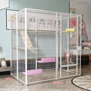PHM cat cage large XXL Luxury Large Cat Cage with Extra Spacious Free Area DIY Cat House 大猫笼 猫屋