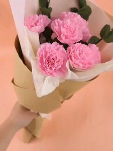 50cm*2.5m Colored Crepe Paper Handmade DIY Flower Decoration Handmade Material Paper