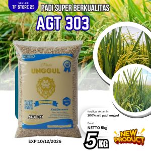 Benih padi AGT 303 bibit unggul berkualitas dengan predikat tertinggi 100% original