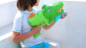 Blink Water Gun Dinosaur T-Rex BI31 Tembak Air Dino Dinosaurus Blaster