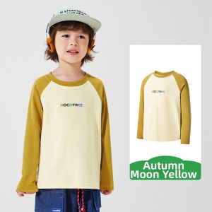 Kocotree | Long Sleeve Round Neck Boys and Girls T Shirt A-grade Casual Outdoor Loose Fit Autumn Wear