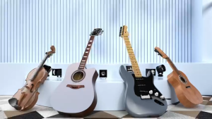 ACOUWAY Guitar Tuner Rechargeable Tuner With Color LCD For Guitar Ukulele Violin Bass Mandolin