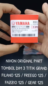Tombol Dim 3 Titik Grand Filano 125 / Freego 125 / Fazzio 125 / Gear 125 Asli Yamaha B5D NP723