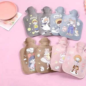Túi chườm nóng lạnh nhung mềm giảm đau bụng kinh túi chườm giữ ấm hạ sốt 500ml -Lumbley