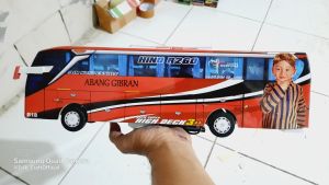 Bus Telolet Basuri Miniatur Bus Miniatur Bis Bris Trans Mobil Mainan Hadiah anak