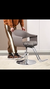พร้อมส่ง เก้าอี้ตัดผม เก้าอี้ร้านตัดผ มเก้าอี้ตัดผมที่ทันสมัย ​​ยกและหมุนได้ หรูหรา ออกแบบมาเป็นพิเศษสำหรับร้านทำผมเก้าอี้ร้านเสริมสวย รับได้1000กก