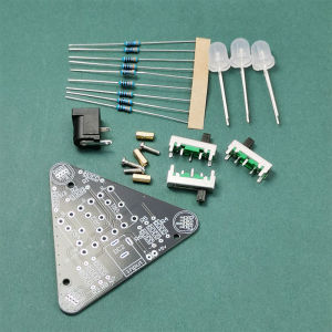 Electronic DIY Dimmable RGB Light Making Kit Soldering Practice Electronic Experiment Kit DIY Hobbyist