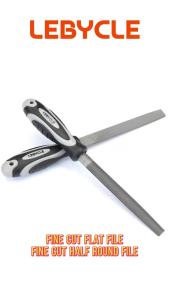 LEBYCLE | Dụng Cụ Mài Kim Loại Chuyên Nghiệp LEBYCLE Dành Cho Sửa Chữa Xe Đạp Sợi Carbon Dụng Cụ Mài Phẳng/nửa Tròn Bằng Thép Carbon Để Làm Sạch Cạnh Cho Ống Đầu Xe.
