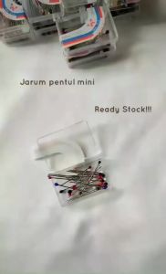 Jarum Pentul Stainless Kecil Anti Karat Mini Head Pins Pentol Hijab Jahit