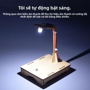 Bộ Đèn Cảm Biến Giọng Nói DIY - Phát Minh Công Nghệ Khoa Học Đồ Chơi Vật Lý Lắp Ráp Thủ Công Dành Cho Lứa Tuổi Từ 14 Trở Lên U-Angel-1988