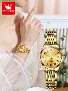 OLEVS | Elderly Womens Automatic Gold Waterproof Mechanical Watch