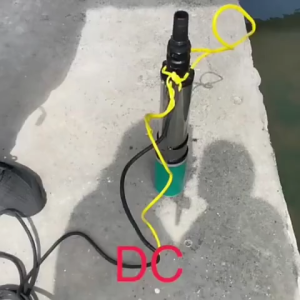 REAIM Solar deep well pump 12V 40M-60M Lift Max Flow Stainless Steel Submersible Water Pump pure copper Solar Energy Deep Well Pump