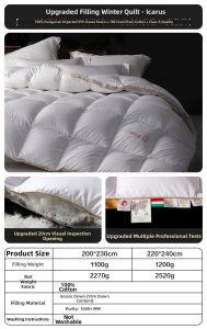 Boyang Home Textile | Imported Warm Goose Down Quilt Core 95%
