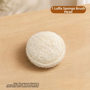 HIHUCUN | Natural Loofah Kitchen Scrubbing Brush