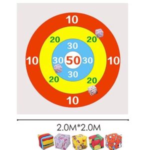 Meade | Sandbag Throwing Disc Game Beach Ball Garden Games Sports Toys Novelty Toy Entertainment Party Outdoors Outdoor Fun Hobbies