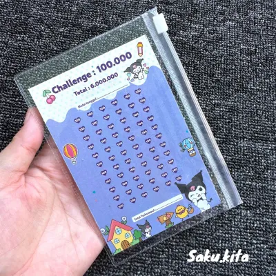 Kertas challenge Nabung KUROMI with ziplock