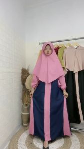 BAJU GAMIS YUMNA SET HIJAB BAHAN CRINKLE AIRFLOW PREMIUM