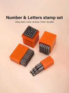 4mm Alphabet Stamp Set Number & Letter Stamping Punch Kit Steel Die Embossing DIY Jewelry Metal Leather LOGO