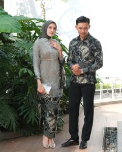 Baju Gamis Dress Brokat & Kebaya Modern Premium Untuk Pesta Tunangan