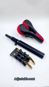 Foldable Height Chair Adjustable Folding Saddle Scooter Seat for Xiaomi M365 Pro 1S Shock Absorption Electric Scooter Seats Part