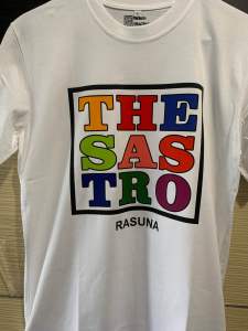 KAOS T-Shirt THE SASTRO TEE WHITE Bahan Tebal Cotton Combed 24s