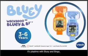 VTech BLUEY WACKADOO WATCH - Bluey (80-554500) Bingo (80-554560) Watch Clock Toy