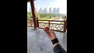 手腕弹力球带绳中老年人健身球甩甩球儿童腕力球手眼协调锻炼玩具.mp4