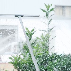 ไม้รีดน้ำพื้น เช็ดกระจก รูปแบบไม้กวาดเช็ดกระจก สามารถกวาดเศษผงได้ ไม้กวาดรีดน้ำ สำหรับเช็ดกระจก กวาดพื้น จัดการเส้นผม ขนสัตว์เลี้ยง ฝุ่นและน้ำ