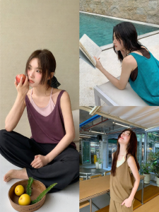 NIHAOKANONG | Bộ Đồ Thể Thao Phong Cách Mỏng Đa Lớp