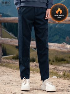 Enjeolon | Quần Dài Ống thẳng Chất liệu Corduroy Đã được Rửa