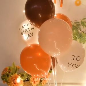 TRỤ KÈM BÓNG - Combo Bóng Bay Sinh Nhật + Trụ Bóng 7 Nhánh Cao 70cm Chất Liệu Mika Phong Cách Hàn Quốc