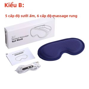 HailiCare | Mặt Nạ Mắt Điện Tử Massage 3D Với Chức Năng Chườm Nóng Và Rung Liên Tục Điều Khiển Thời Gian Thông Minh Che Sáng Khi Ngủ Giúp Giảm Mỏi Mắt