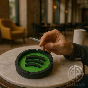 Asbak Aesthetic Asbak Unik Logo Spotify Hiasan Meja