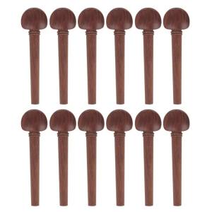IRIN | IRIN 12 Strings Oud Tuning Pegs Tuners Machine Heads Solid Wood Oud Tuning Pegs String Instrument Parts & Accessories