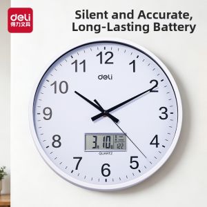 deli | Sleek and Luxurious Wall Clock for Living Room