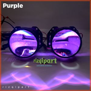 Vahid biled e23 | led projector 2.5 inch purple lens | lampu mobil | lampu motor | lampu utama | hilo beam harga sepasang garanso 1 tahun