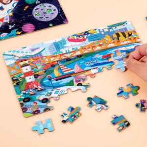 Jigsaw Puzzles for Kids Ages 4-8 60 Pieces Puzzles Toys for Children Girls and Boys Learning Educational Jigsaw Puzzles Toys