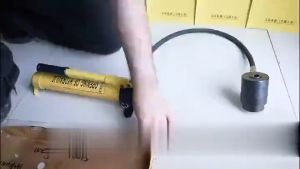 SYK-8A / SYK-8B 10T Hole Knockout Tool Hand Pump Hydraulic Hole Digger Punch Driver Kit with 6 Dies