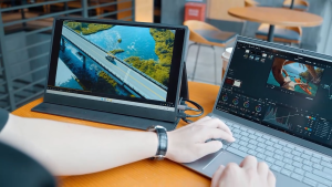 UPERFECT 15.6 Touch Portable Monitor screen laptop1080P FHD Sencond Display Computer Monitors USB Type-C HDMI for MAC PS4 Xbox Switch Video Game PC Phone Laptop Included Smart Case