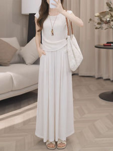 V.C.I | Casual Loose Wide-leg Skirted Trousers