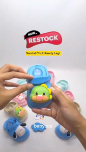 PROMO 1.1 LIVE EXTRA Babycone - Sandal Cicit Bunyi Cit Cit Sandal Anak Baim USHA 6 Bulan - 2 Tahun Empuk Lentur Kekinian Viral 2025