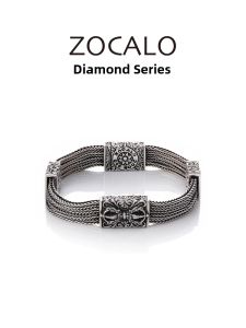 ZOCALO | Fashionable Vajra Pattern Sterling Silver Bracelet