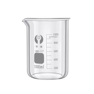 Thickened Glass Burn Cup High Temperature Resistant 5-2000ml Chemical Graduated Cylinder Lipstick DIY Low High Type Scale Laboratory Equipment Handmade Cylindrical Volume